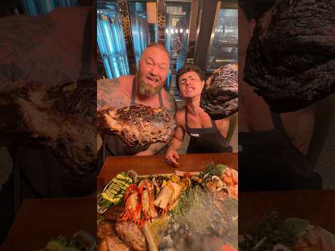 How to Feed the Worlds Strongest Man @Hafthorjulius #stripsteakvegas thumbnail