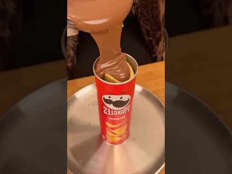 Poor BF vs Rich GF chocolate Pringles 😋🍫 thumbnail