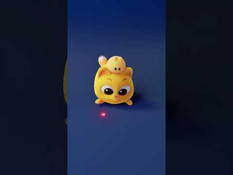 Ninimo bắn tia laser meo~ ? #pinkfong #shorts thumbnail