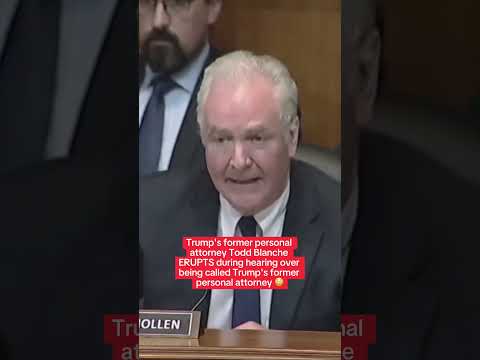 Trump's former personal attorney Todd Blanche ERUPTS during hearing thumbnail