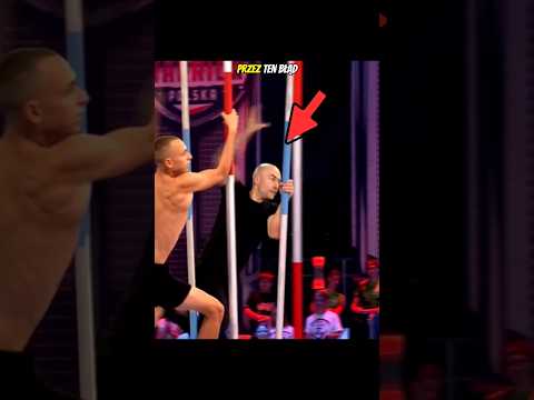 TEN BŁĄD MÓGŁ MNIE DUŻO KOSZTOWAĆ ?☠️ #ninja #ninjawarrior #ninjavsninja #polsat #ocr #shorts thumbnail