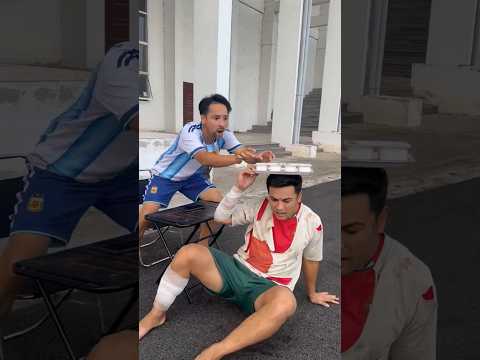 Messi took Ronaldo's yogurt. #ronaldo #messi #kindness thumbnail