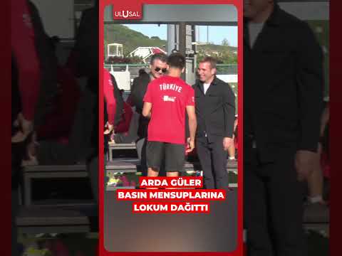 Milli Futbolcu Arda Güler antremanda basın mensuplarına lokum dağıttı #shorts #ardagüler #keşfet thumbnail