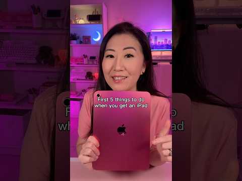 First 5 things to do when you get an iPad 💕 thumbnail
