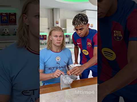 Yamal’s Dumpling Prank on Haaland Went Wrong ? #football #prank  #shorts thumbnail