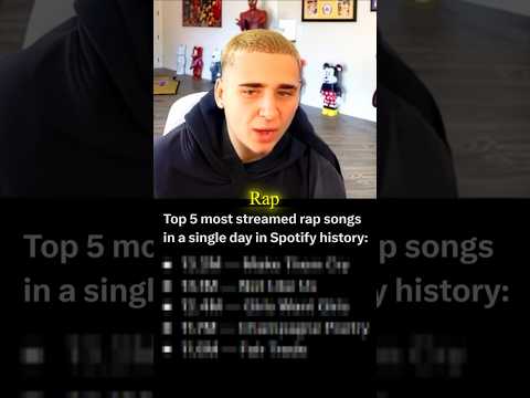 🤯 top 5 most streamed rap songs thumbnail
