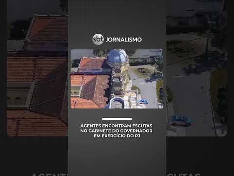 Agentes encontram escutas no gabinete de Ricardo Couto, governador em exercício do RJ | #SBTBrasil thumbnail