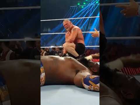 The score has been settled. Brock Lesnar defeats Oba Femi at #WWEClash thumbnail