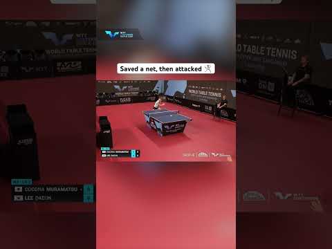 Net: 0 Cocona Muramatsu: 1 ✅ #WTTSkopje #TableTennis thumbnail