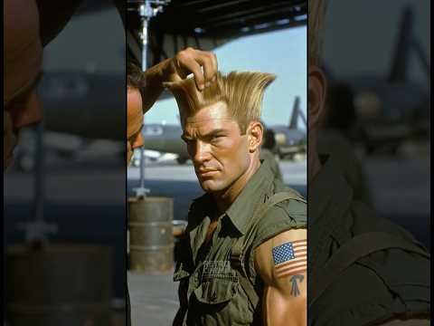 Guile with Chun-Li Street Fighter 2 Behind the Camera 1980s Retro Cinema Fantasy #streetfighter thumbnail