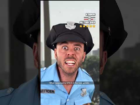 What happened to GTA 5 in the new update... #gta5 #comedyshorts #skit thumbnail