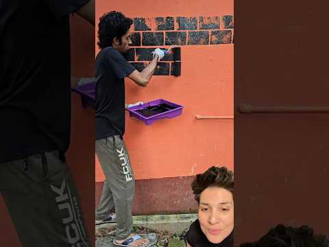 30 saniyede tuğla deseni çıkaran tüyoyu denedim! Cr: xclity #shorts #lifehack #boyama thumbnail
