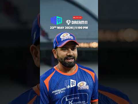 Catch the Hitman on #MICharcha, only on Dream11's MI channel at 1 PM tomorrow! ?#MumbaiIndians thumbnail