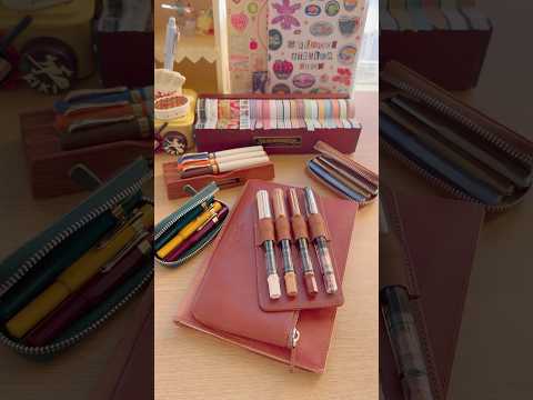 Galen Leather Haul ✍🏼✨ #fountainpen #journaling #leather thumbnail