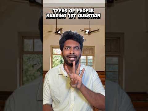 OG 4 Vitham 4/100 ??|Types Of People in Public Exam| #shorts #naaluvithamaravindh #exams #typesof thumbnail