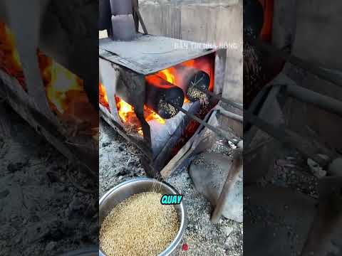 Cách người ta rang hạt bằng máy quay tay thủ công thumbnail
