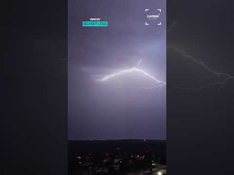 Texas Sky Puts On Amazing Lightning Show #texas thumbnail