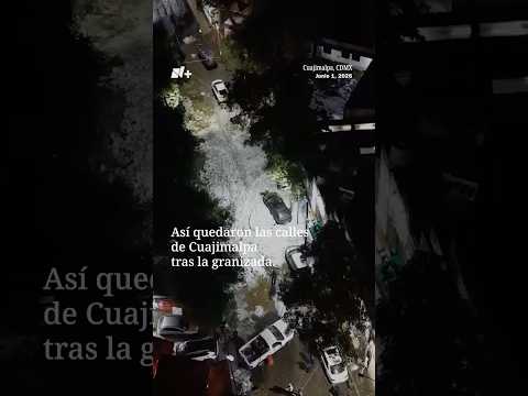 Así Quedaron las Calles de Cuajimalpa tras la Granizada thumbnail