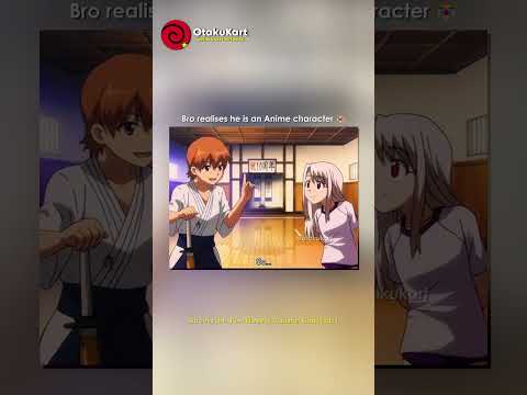 Bro realizes he is an Anime character ? #anime #animeedit #animeshorts thumbnail