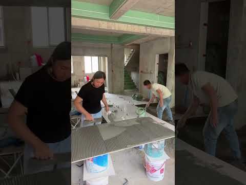 Tile installation P8801#shorts thumbnail