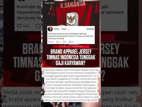 Brand Apparel Jersey Timnas Indonesia Diduga Tunggak Gaji Karyawan thumbnail