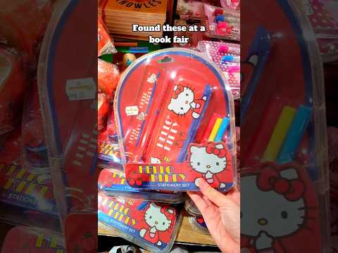 HELLO KITTY STATIONERY HAUL 🎀❤️ #schoolsupplies thumbnail