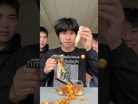 bananas in ramen with strangers 😳 #short thumbnail