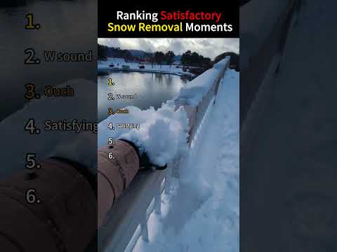 Ranking Satisfactory Snow Removal Moments #asmr #snow #funny #odlysatisfying #ice #satisfying #fyp thumbnail