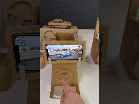 Volante com câmbio de marcha para jogos de carro #shorts thumbnail