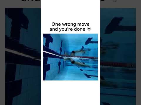One wrong move, game over. Subscribe! 🏊‍♂️ #shorts thumbnail