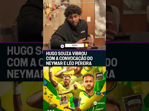 MESMO NÃO CONVOCADO, HUGO COMEMOROU AS CONVOCAÇÕES DE SEUS COLEGAS! #shorts ? YouTube/Hugo Souza thumbnail