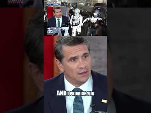 Protester makes DEATH THREAT at umasked ICE agent outside NJ facility #foxnews #news #shorts thumbnail
