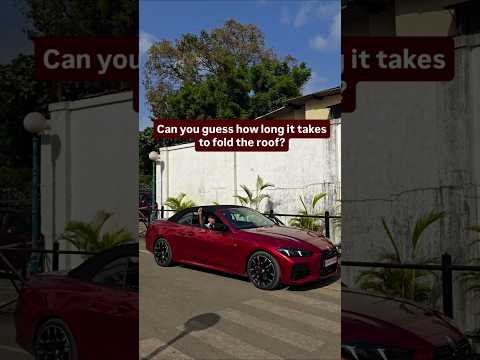 Guess the fold down time of the BMW M440i #shorts thumbnail