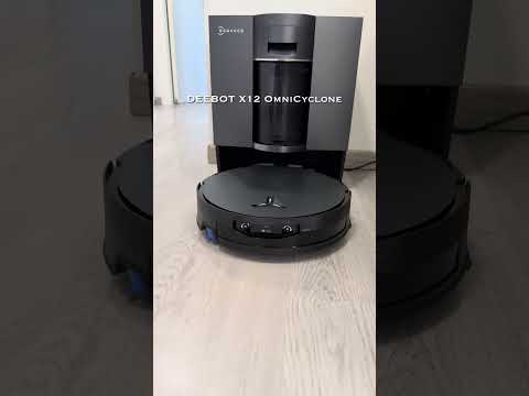 Zero fatica,zero stress,solo pavimenti wow.deebotx12omnicyclone il pulito è automatico ￼#ecovacs thumbnail