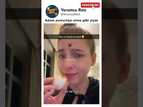 Adam yumurtayı elma gibi yiyor thumbnail