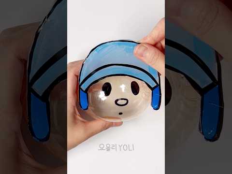 스프런키 포코요 🙇‍♂️ 테이프공 - DIY Sprunki OC Pocoyo 🙇‍♂️ with Nano Tape Bubbles! #sprunki thumbnail
