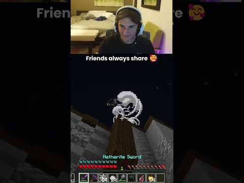 Sharing is caring ??? #minecraft #gaming thumbnail