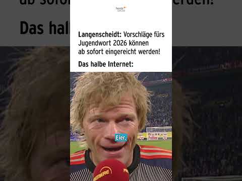 Vorschläge fürs Jugendwort des Jahres können eingereicht werden | heute-show #shorts thumbnail