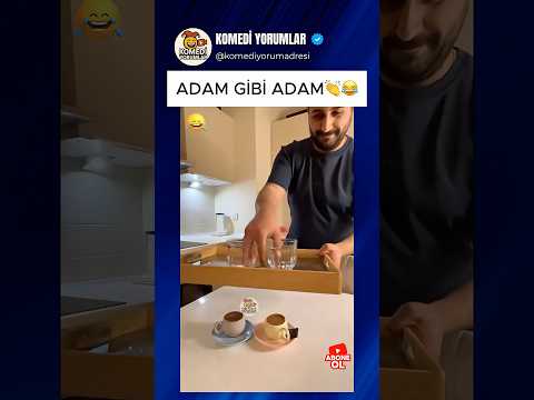BU KAHVE SUNUMUNU GÖRMEDEN EVLENMEYİN! ? #shorts #komikyorumlar thumbnail