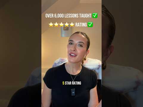 You can have an online English lesson with me! ✨ Click link in comments! #learnenglish #english thumbnail