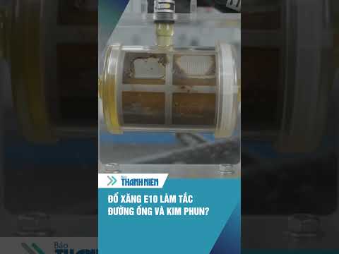 Đổ xăng e10 làm tắc đường ống và kim phun? #shorts thumbnail
