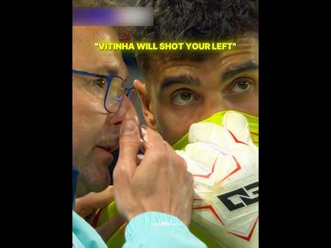 Raya listened to his coach and stopped Vitinha. 🤯 #football thumbnail