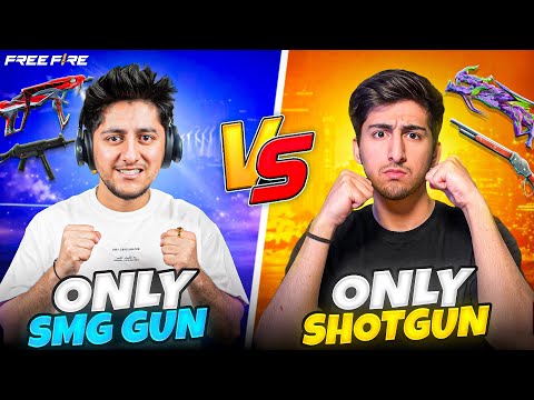 SHOTGUN VS SMG ONLY CHALLENGE IN FREE FIRE AS GAMING VS AS RANA 💀🔥 thumbnail