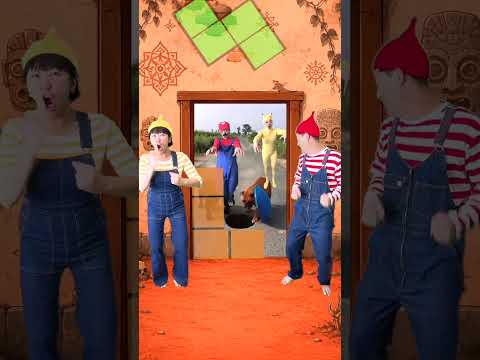 Little Bros VS Zombie Mario Brothers VS Animals... #sad #humor  #emotionalstory thumbnail