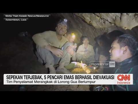 Sepekan Terjebak, 5 Pencari Emas Berhasil Dievakuasi thumbnail
