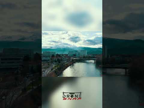 Stunning European City in Valley: Aerial Views of Urban & Natural Beauty! #shorts thumbnail
