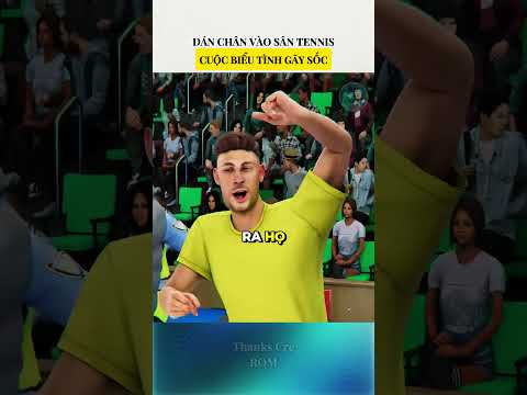 Dán chân vào sân tennis: Cuộc biểu tình gây sốc #kienthuc #giaitri thumbnail