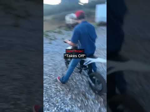 When a New Biker Couldn’t Control Himself😳 thumbnail