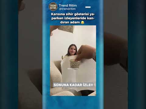 Karısına Sihirbazlık Gösterisi Yapan Adam 🤣😆 thumbnail