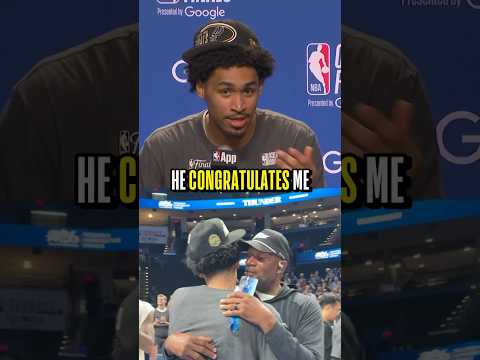 Dylan Harper on his embrace with his Dad after Game 7 thumbnail